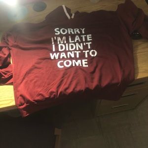 Letter Print sweatshirt